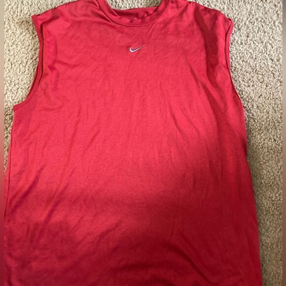 Nike Other - Mens Red Nike FitDry Athletic Tank Top